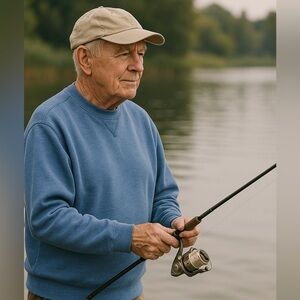 Orvis fisherman crewneck Size Large in the old school classic style. 100% cotton